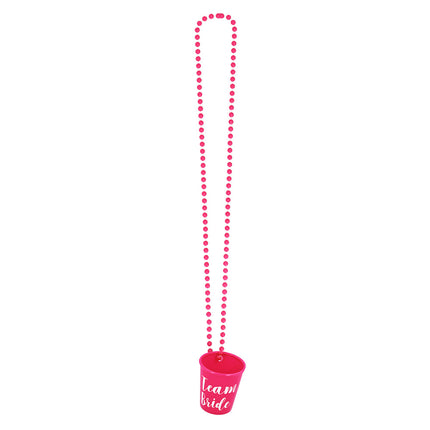 Collana con bicchierino da shot “Team bride”