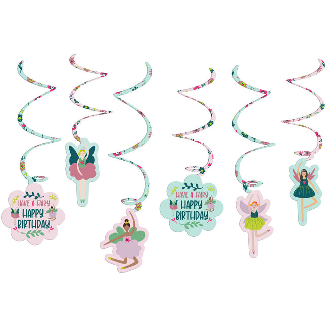 Ballerina Appesa Decorazione Colorata 60cm 6pz
