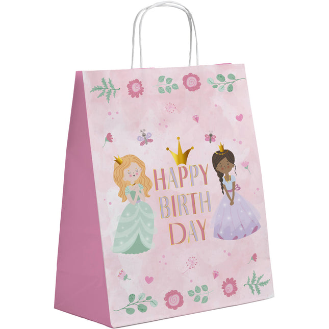 Sacchetti per feste principesse 27cm 6pz