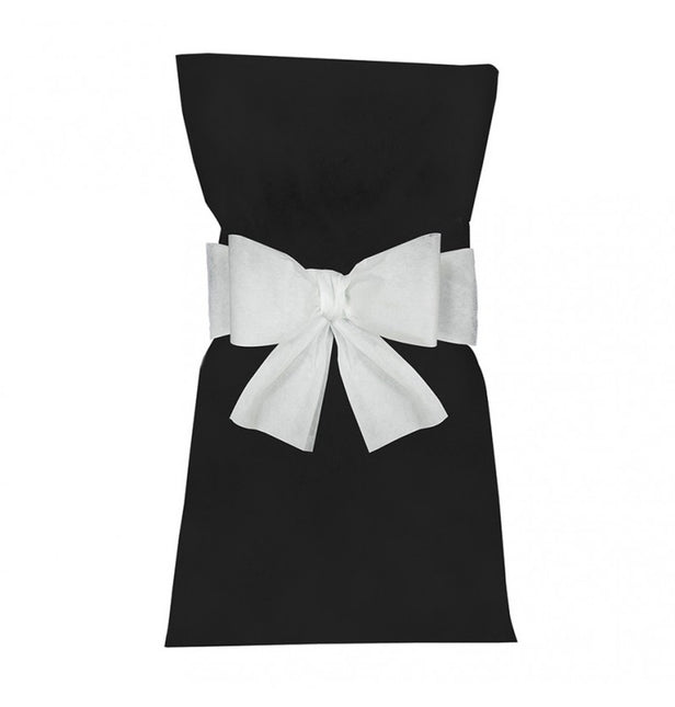 Fiocco per sedia bianco 19 cm 6 pezzi