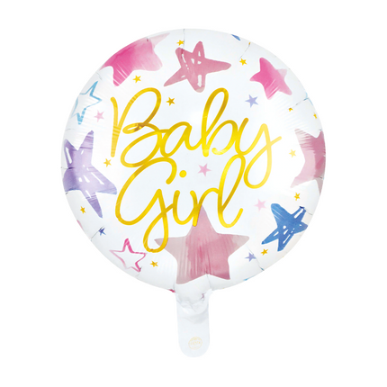 Palloncino ad elio rosa dorato per bambina, 46 cm