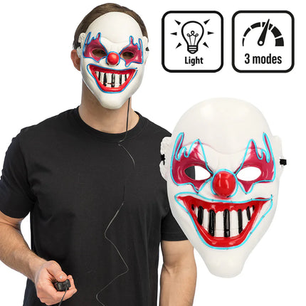 Maschera LED da clown