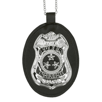 Collana con ciondolo "Super police"