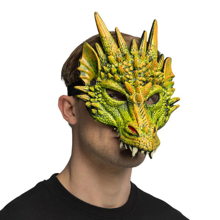 Semimaschera in schiuma "Drago"