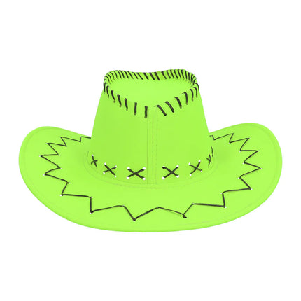 Cappello da cowboy Savanne verde neon UV