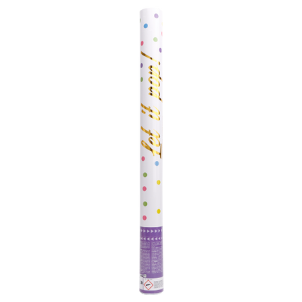 Cannone di coriandoli colorati da 60 cm