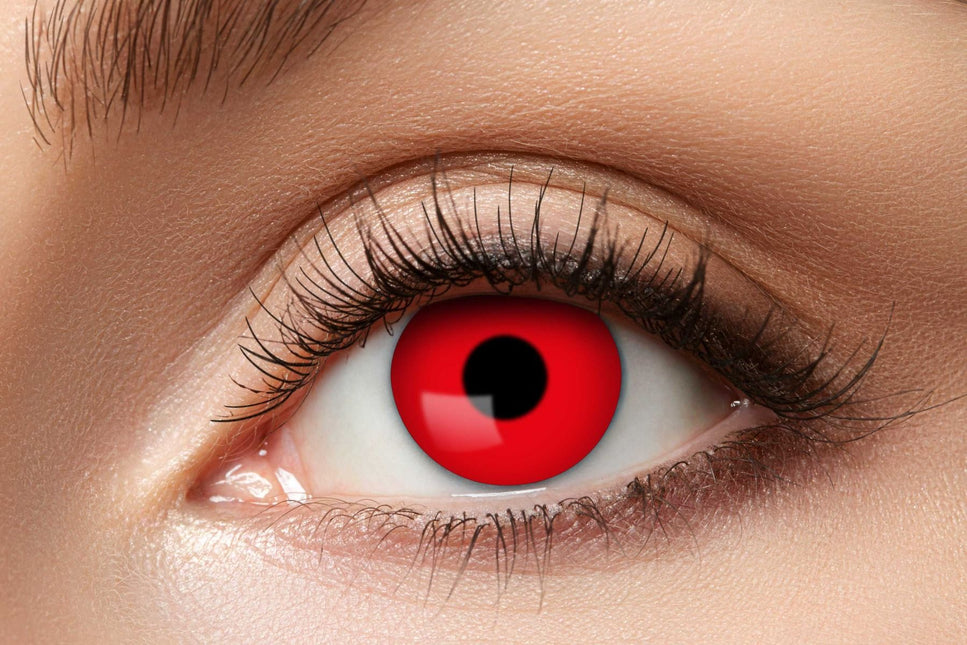 Lenti colorate Halloween Rosso