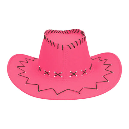Cappello da cowboy Savanne rosa neon UV