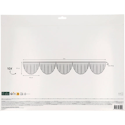 Decorazione murale colorata Pastello 2m
