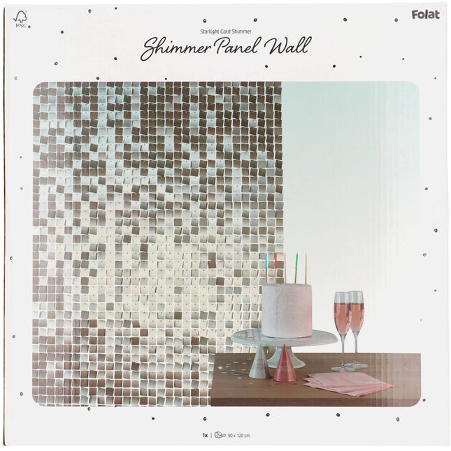 Pannello Shimmer Oro Opaco 30x30cm /12