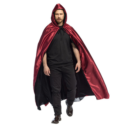 Capo di Halloween Nero Rosso Creatura della Notte