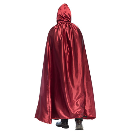 Capo di Halloween Nero Rosso Creatura della Notte