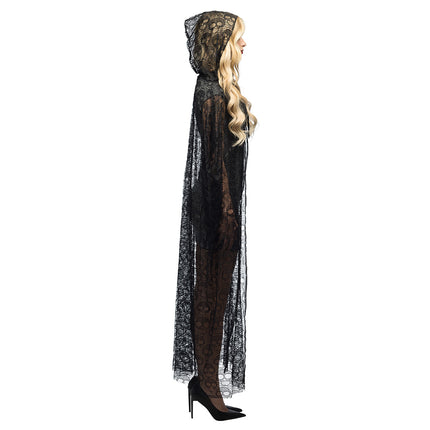 Capo di Halloween Teschio nero da donna