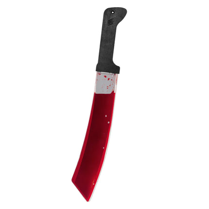 Machete di Halloween finto sangue 51 cm