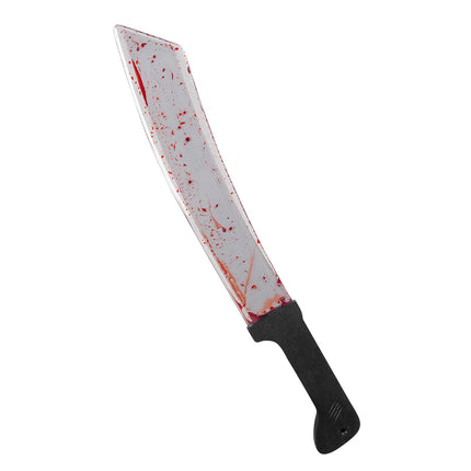 Machete di Halloween finto sangue 51 cm