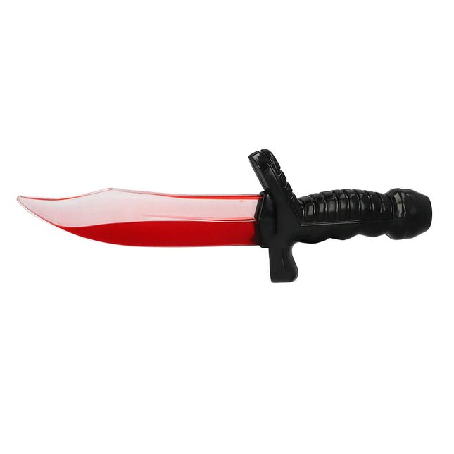Coltello finto sangue di Halloween 25 cm