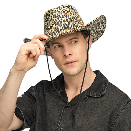 Cappello da cowboy "Leopardo selvatico"