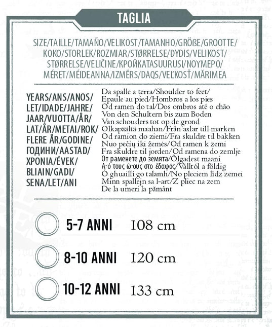 Costume da Quidditch di Harry Potter per ragazzi