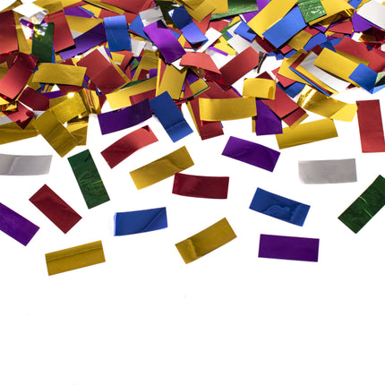 Cannone di coriandoli colorati in foil 60 cm