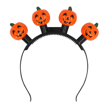 Cerchietto Halloween Zucca Led