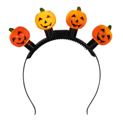 Cerchietto Halloween Zucca Led
