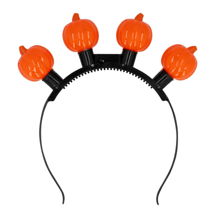 Cerchietto Halloween Zucca Led