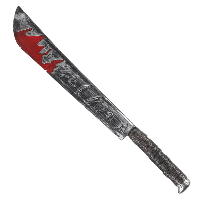 Coltello finto sangue di Halloween 73 cm
