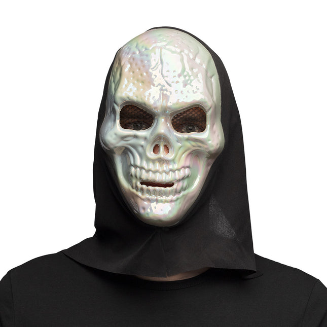Maschera di Halloween Teschio di perle
