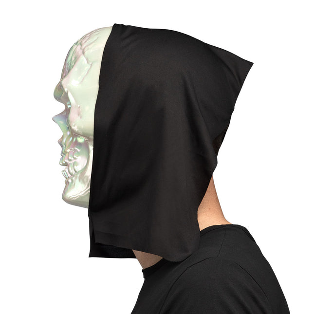 Maschera di Halloween Teschio di perle