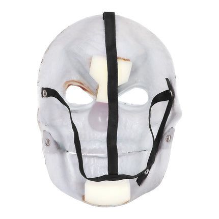Maschera di Halloween da clown con mascella mobile