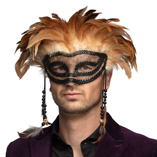 Maschera occhi Halloween Voodoo Cimitiere