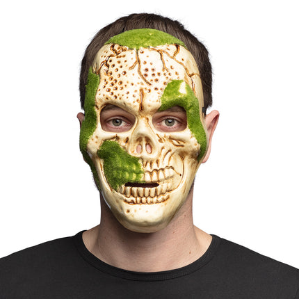Maschera di Halloween Teschio Verde