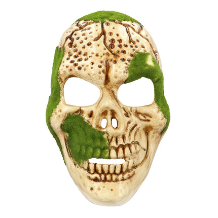 Maschera di Halloween Teschio Verde