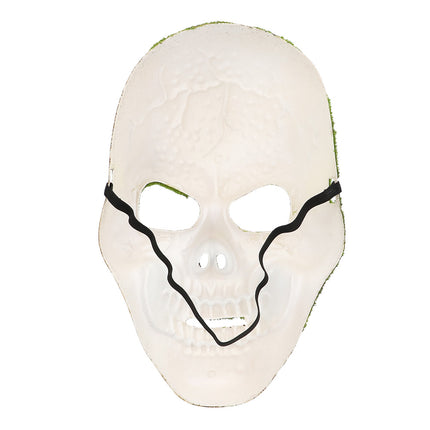 Maschera di Halloween Teschio Verde