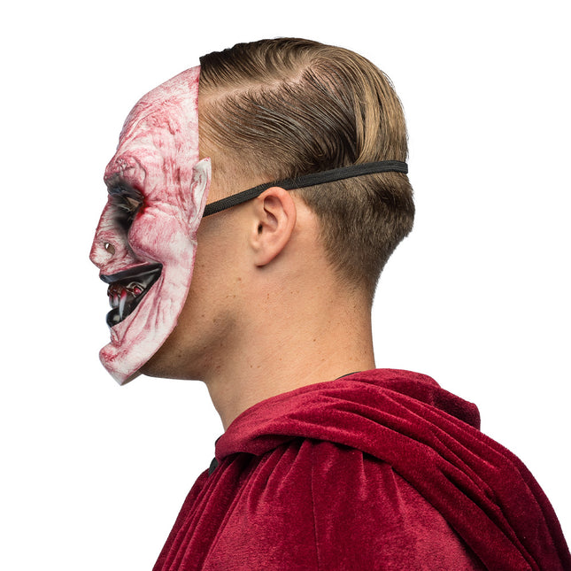 Maschera di Halloween Rosso Bianco Vampiro