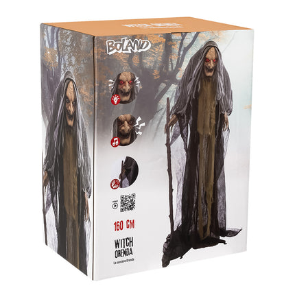 Bambola strega di Halloween 1,6 m
