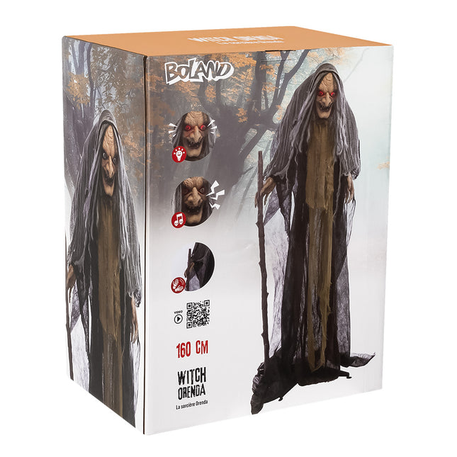 Bambola strega di Halloween 1,6 m