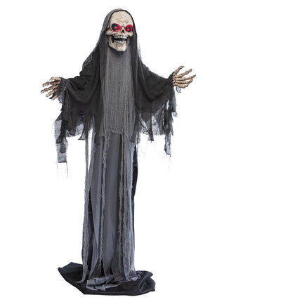 Bambola di Halloween Grigio Mietitore 1,8 m