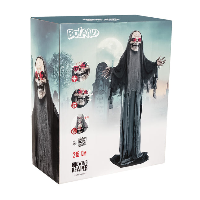 Bambola di Halloween Grigio Mietitore 1,8 m