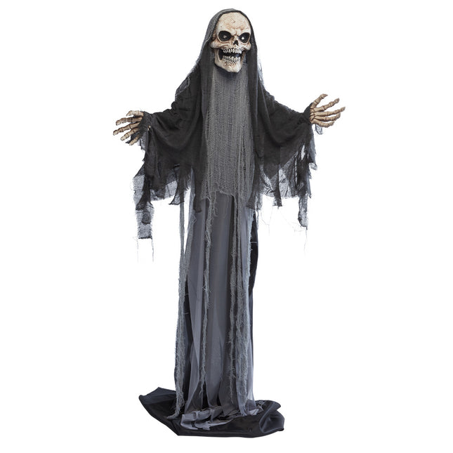 Bambola di Halloween Grigio Mietitore 1,8 m