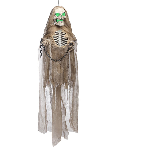 Decorazione appesa di Halloween Scheletro marrone 1,83 m