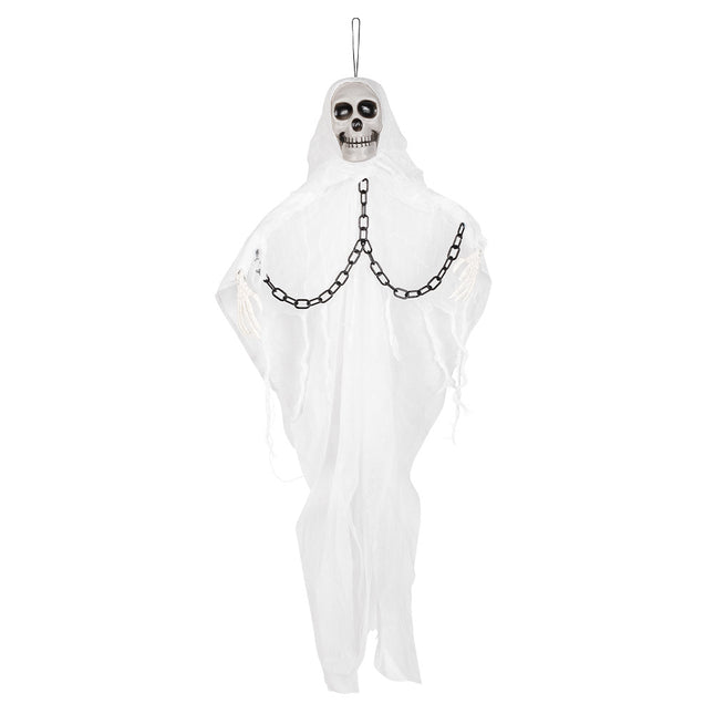 Decorazione appesa di Halloween Fantasma bianco 60 cm