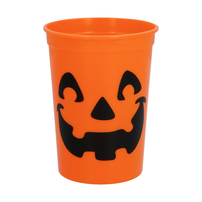 Tazze di Halloween Nero Arancione Zucca 300ml 4 pezzi