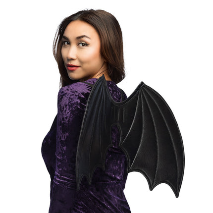 Ali di Halloween Pipistrello Nero 61 cm