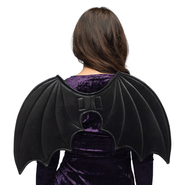Ali di Halloween Pipistrello Nero 61 cm