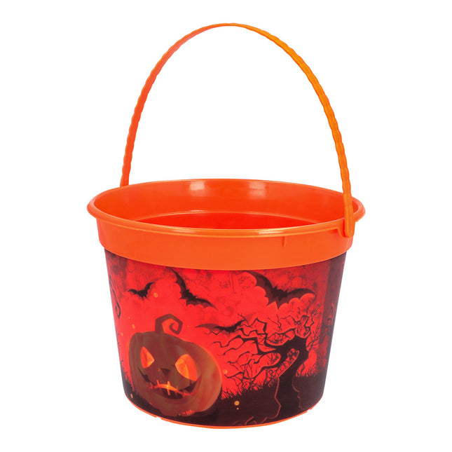 Secchio di Halloween Zucca arancione