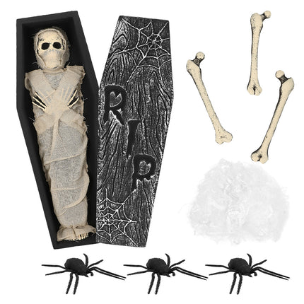 Set di decorazioni di Halloween Mummia 8 pezzi