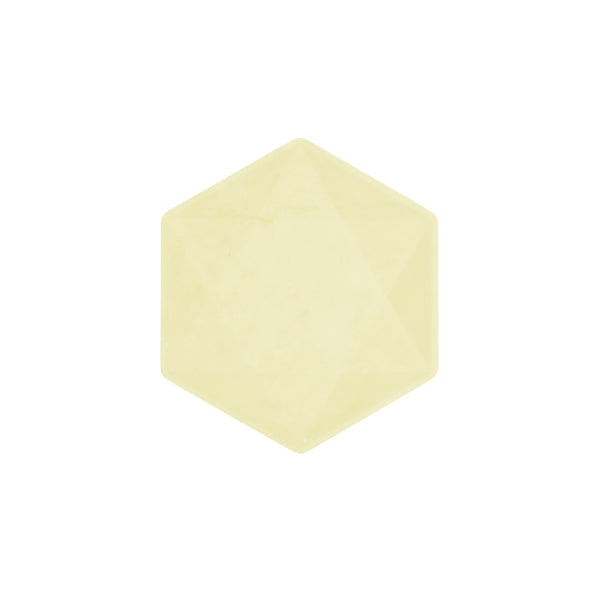 6 piatti 15,8 x 13,7 cm giallo