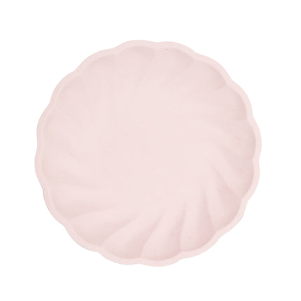 6 piatti rotondi da 22,9 cm rosa