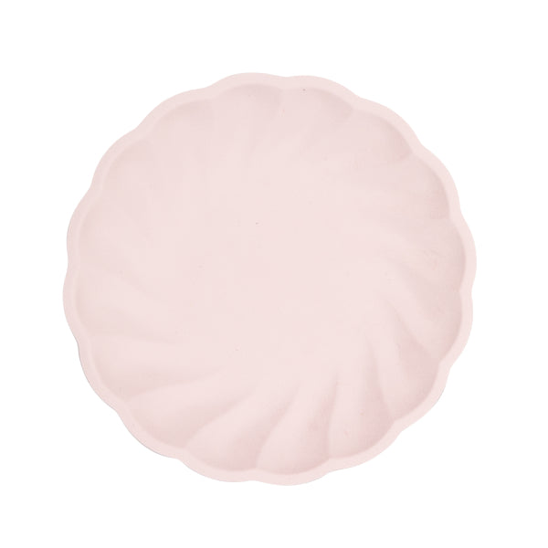 6 piatti rotondi da 22,9 cm rosa